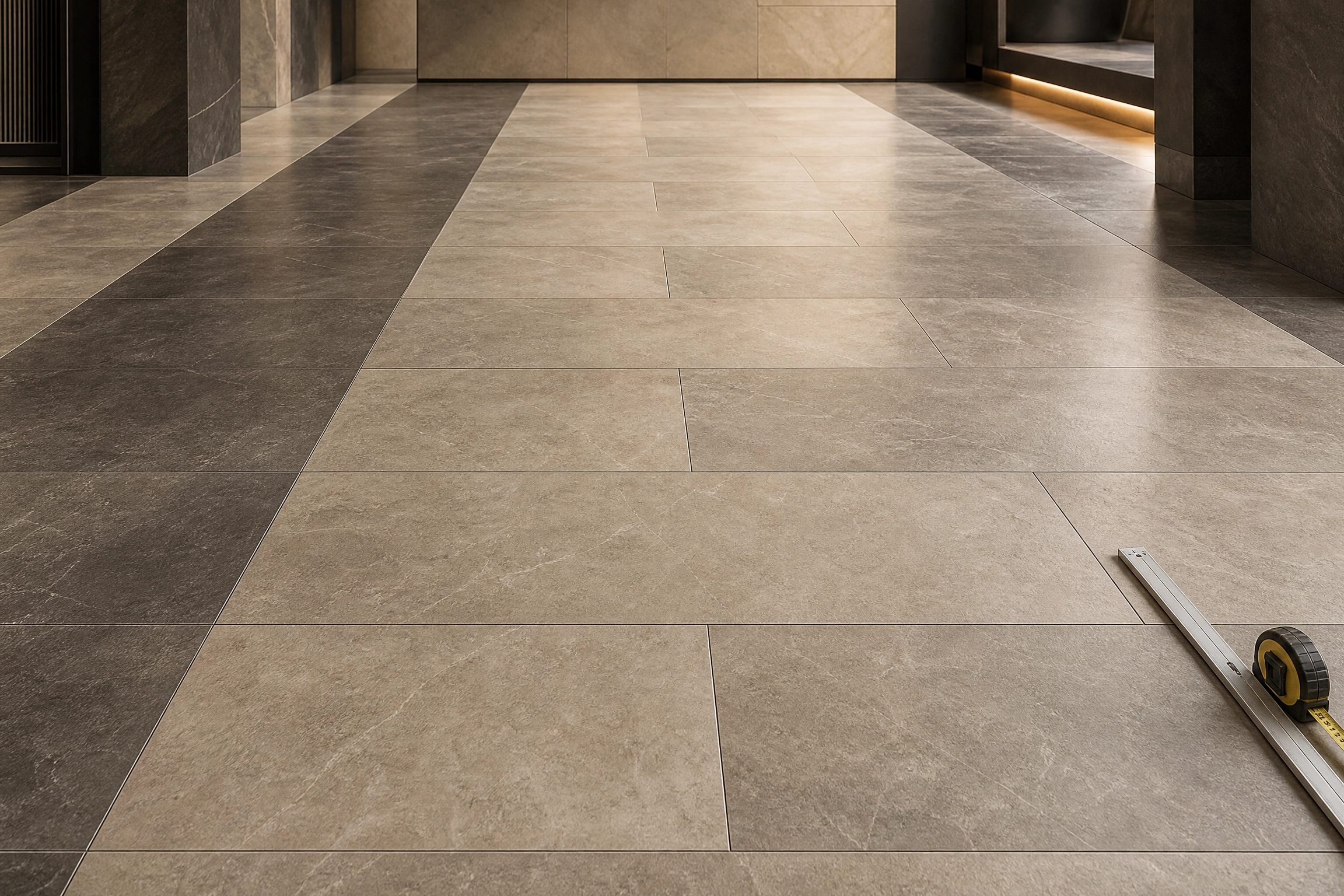 Large-format porcelain